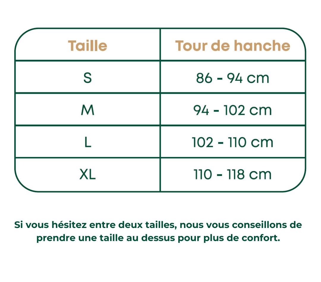 guide tailles 